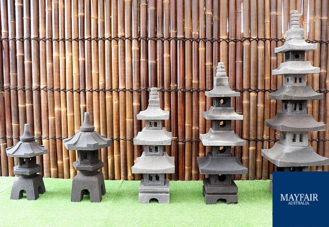 Lava Stone Lantern Mini 62cm H