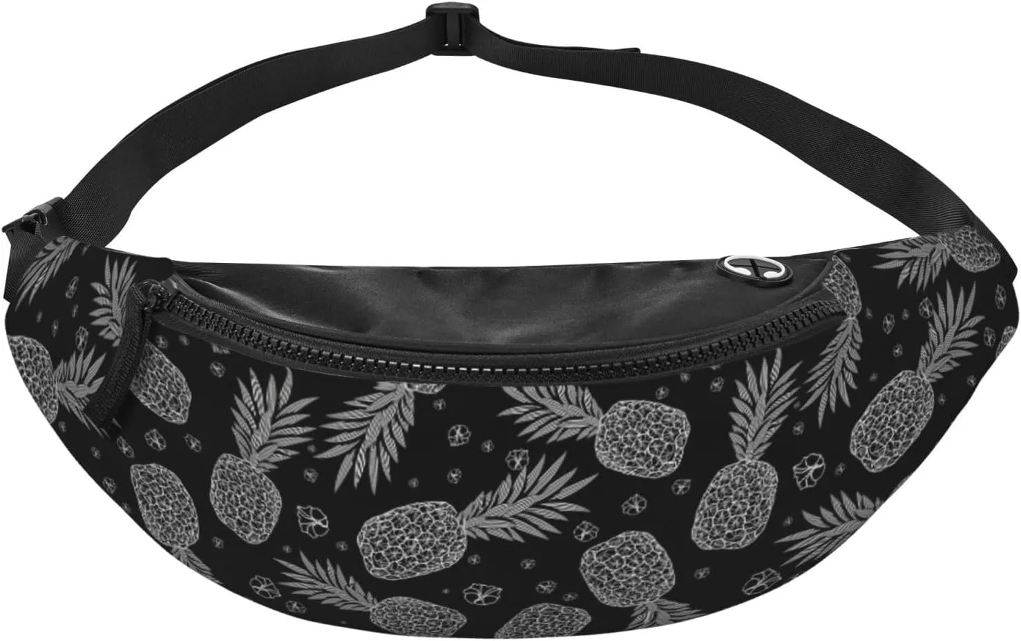 Leisure Sports Crossbody Bag Running Casual Hands-Free Wallets Waist Pack for Man Woman Father's Day for Dad Pineapple