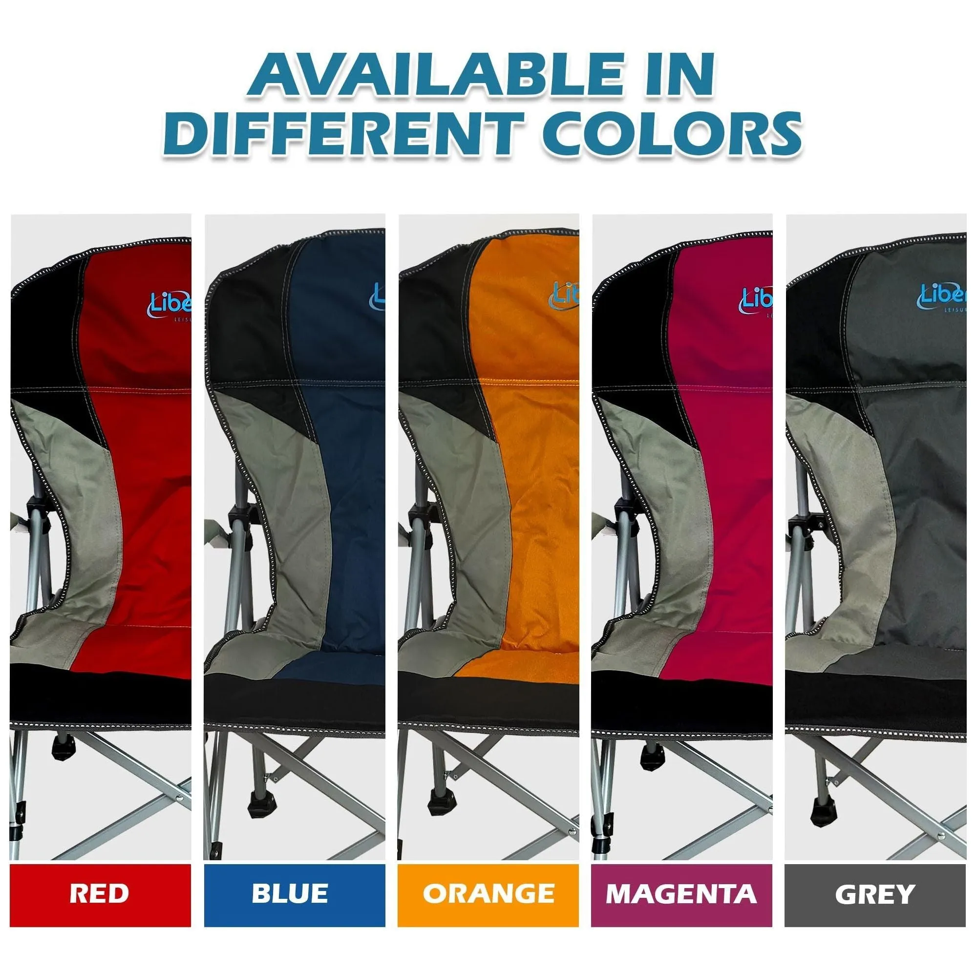 Liberty Magenta Folding Camping Chair MDS1203