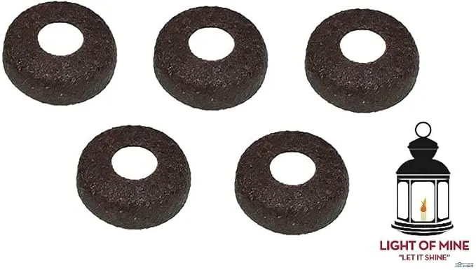 Light of Mine | Replacement Leather Washers for Coleman Lanterns, Pack of 5