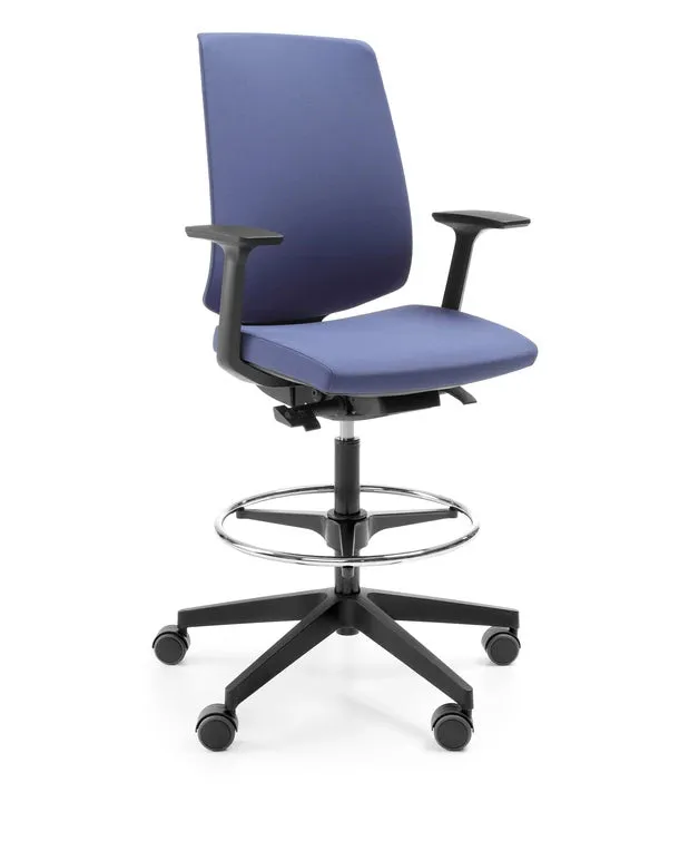 LightUp Light Grey Mesh Task Chair - Model 250