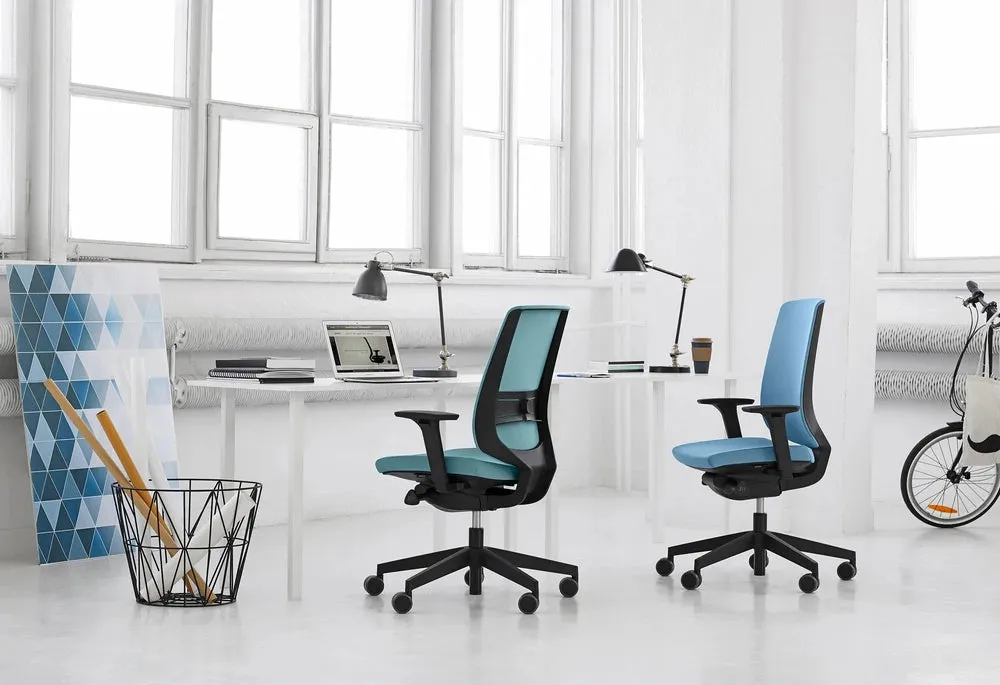 LightUp Light Grey Mesh Task Chair - Model 250