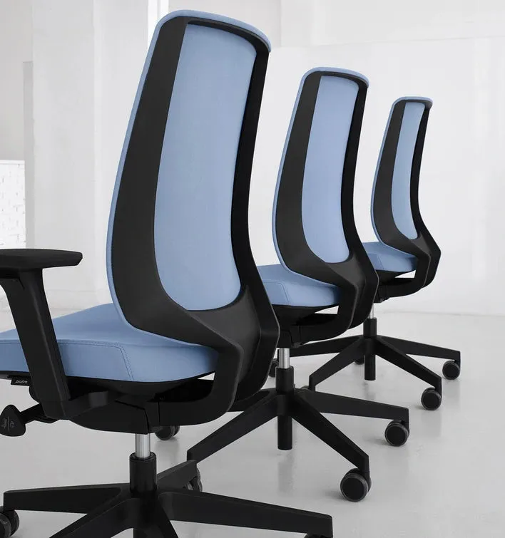 LightUp Light Grey Mesh Task Chair - Model 250