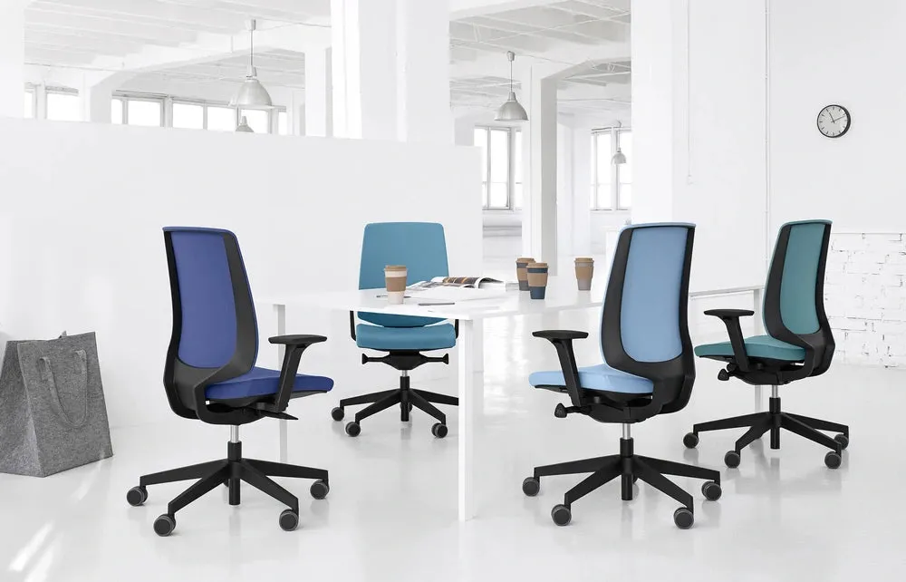 LightUp Light Grey Mesh Task Chair - Model 250
