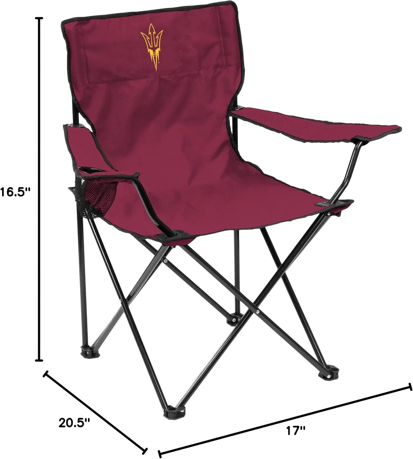 Logo Brands NCAA Unisex Quad Chair