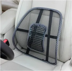 M Chair Back Support Massage Cushion Mesh Relief Lumbar Brace Car Truck Home Cushion Seat Chair Lumbar Back Support Chair Y