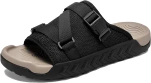 Men's Adjustable Slippers - Anti-Slip Outdoor Shoes with Comfort Fit