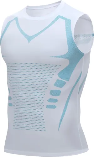 Mens Tank Tops,Sport Running Dry Fit Gym Shirt, Wicking Athletic Mesh Breathable Muscle Tee Workout Sleeveless Shirts