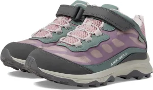Merrell Kids' Moab Speed Mid Alternative Closure Waterproof Hiking Boot