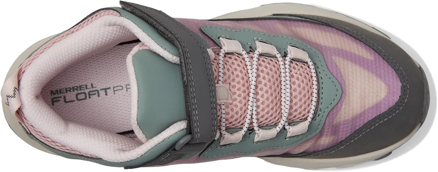 Merrell Kids' Moab Speed Mid Alternative Closure Waterproof Hiking Boot