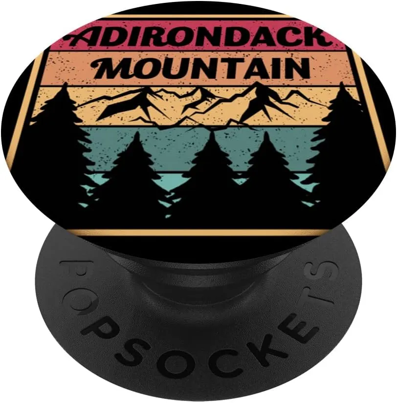 Mountain Souvenir Adirondack Mountain range Hiking Nature PopSockets Swappable PopGrip