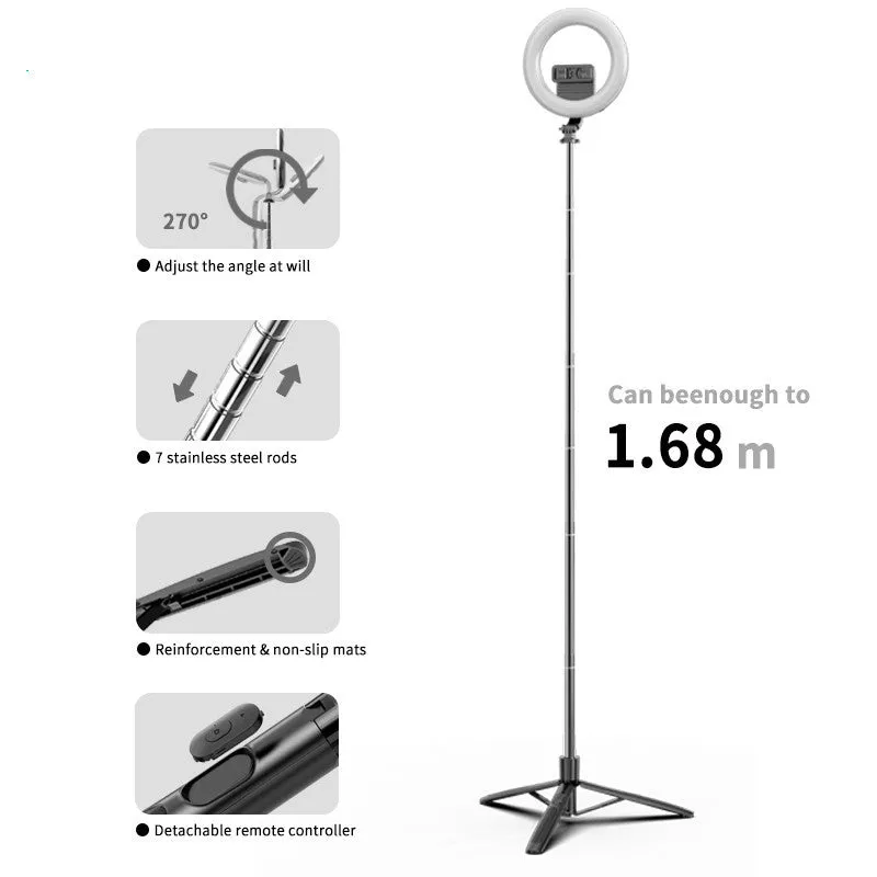 Multifunctional Q05S Selfie Stick – Adjustable & Portable Live Streaming Stand