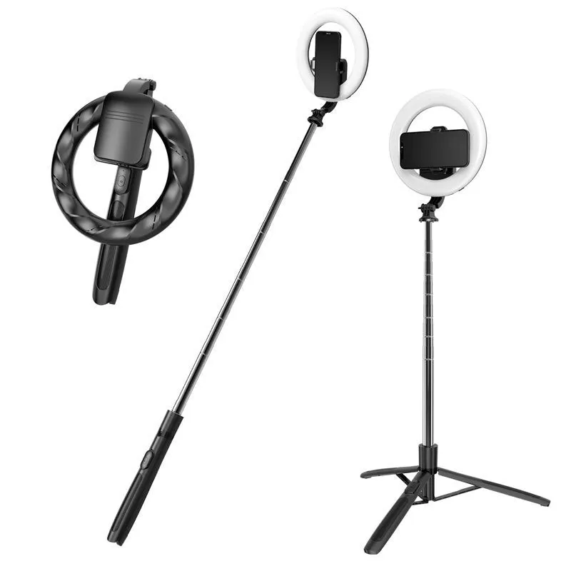 Multifunctional Q05S Selfie Stick – Adjustable & Portable Live Streaming Stand