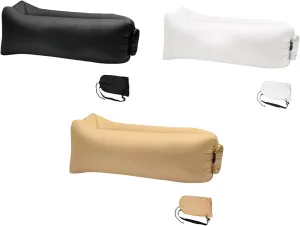 Music Festival Inflatable Sofa, Portable Outdoor Camping Camping Camping air Mattress, Lazy Inflatable Bed (Off-White)