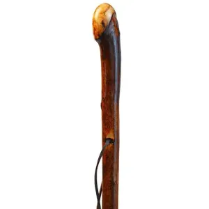 Natural Knob Hiking Staff – Chestnut Wood Hiking Stick