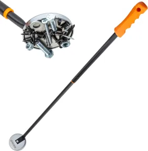 NEIKO 53428A Telescoping Magnetic Pickup Tool, Heavy Duty 50 Pound, 36.5-Inch-Long Magnet Stick, Large Magnet with Handle, Extendable Nail Sweeper, Magnetic Wand