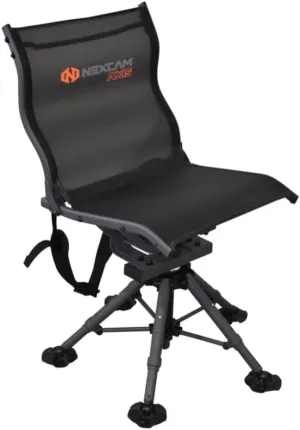 NEXCAM® AXIS RG 360 Explorer. Rocking Chair. Dual-axis Swivel and Tilting Chair. Camp. Fish. Hunt. Patent Pending