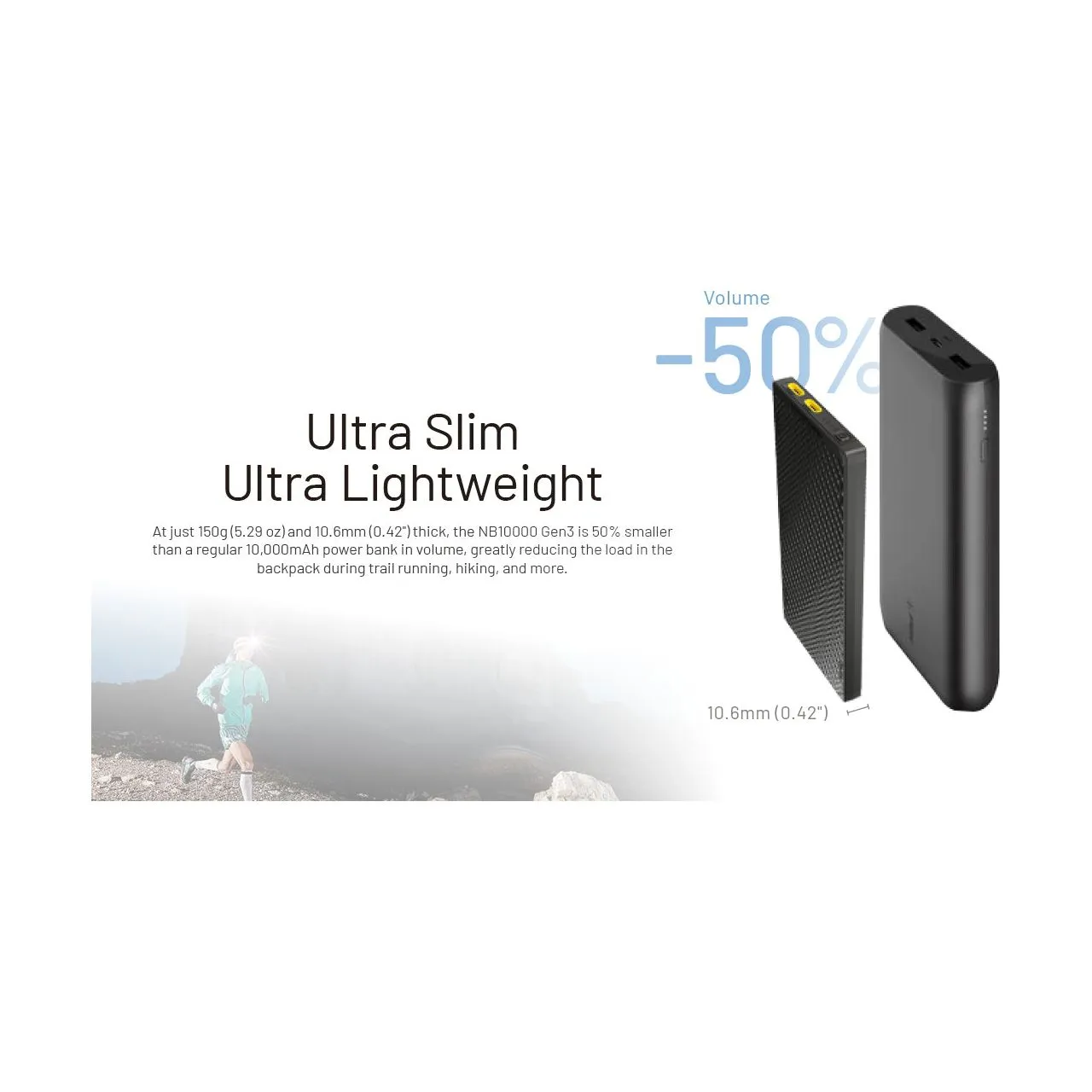 Nitecore NB10000 GEN3 Ultralight Power Bank