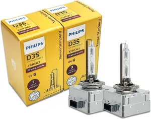 OEM D3S 4300K HID Xenon Auto Headlight bulbs lamps - Replacement for PHILIPS 42403 35W DOT Germany 2-Pack by ALI