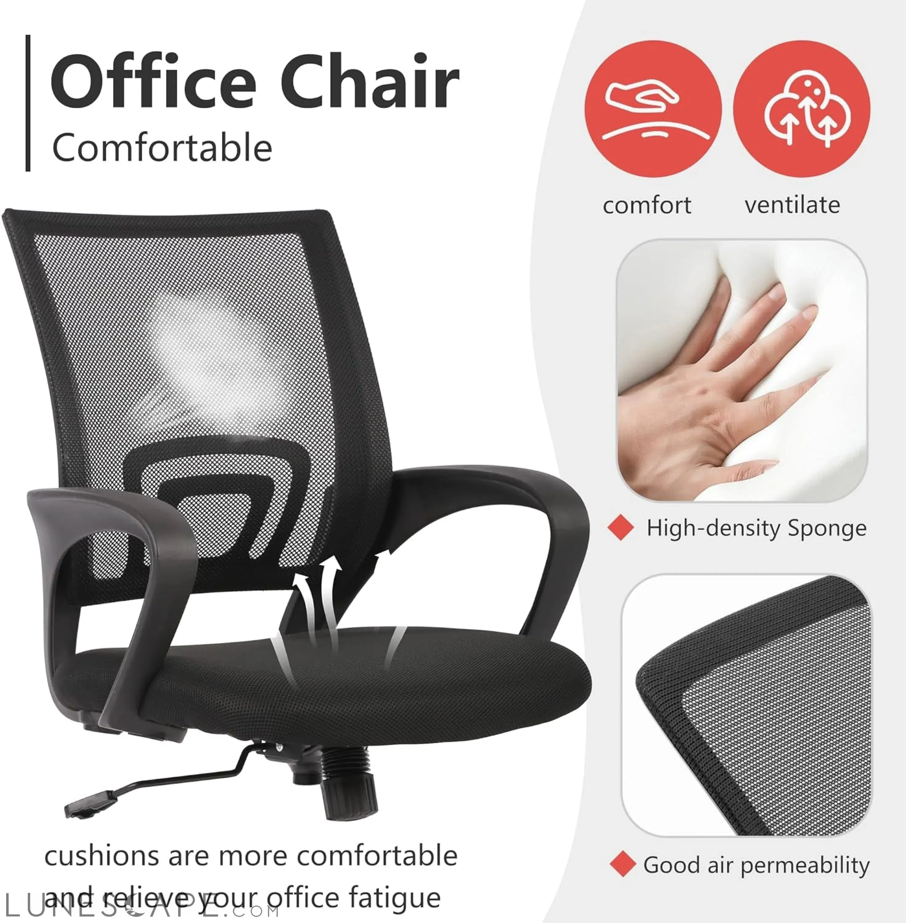 Office Chair Computer Chair Ergonomic Cheap Desk Chair Adjustable