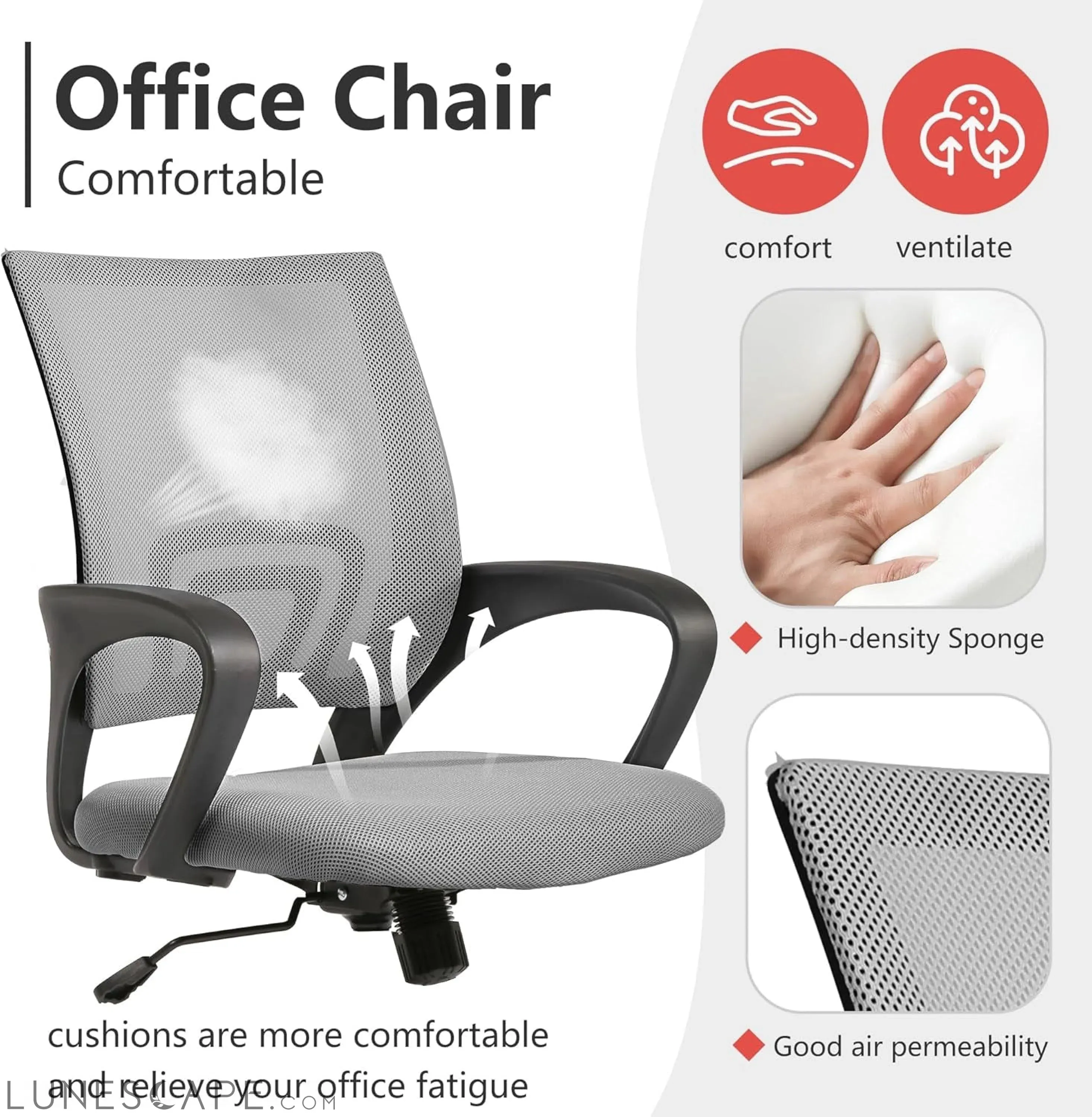 Office Chair Computer Chair Ergonomic Cheap Desk Chair Adjustable