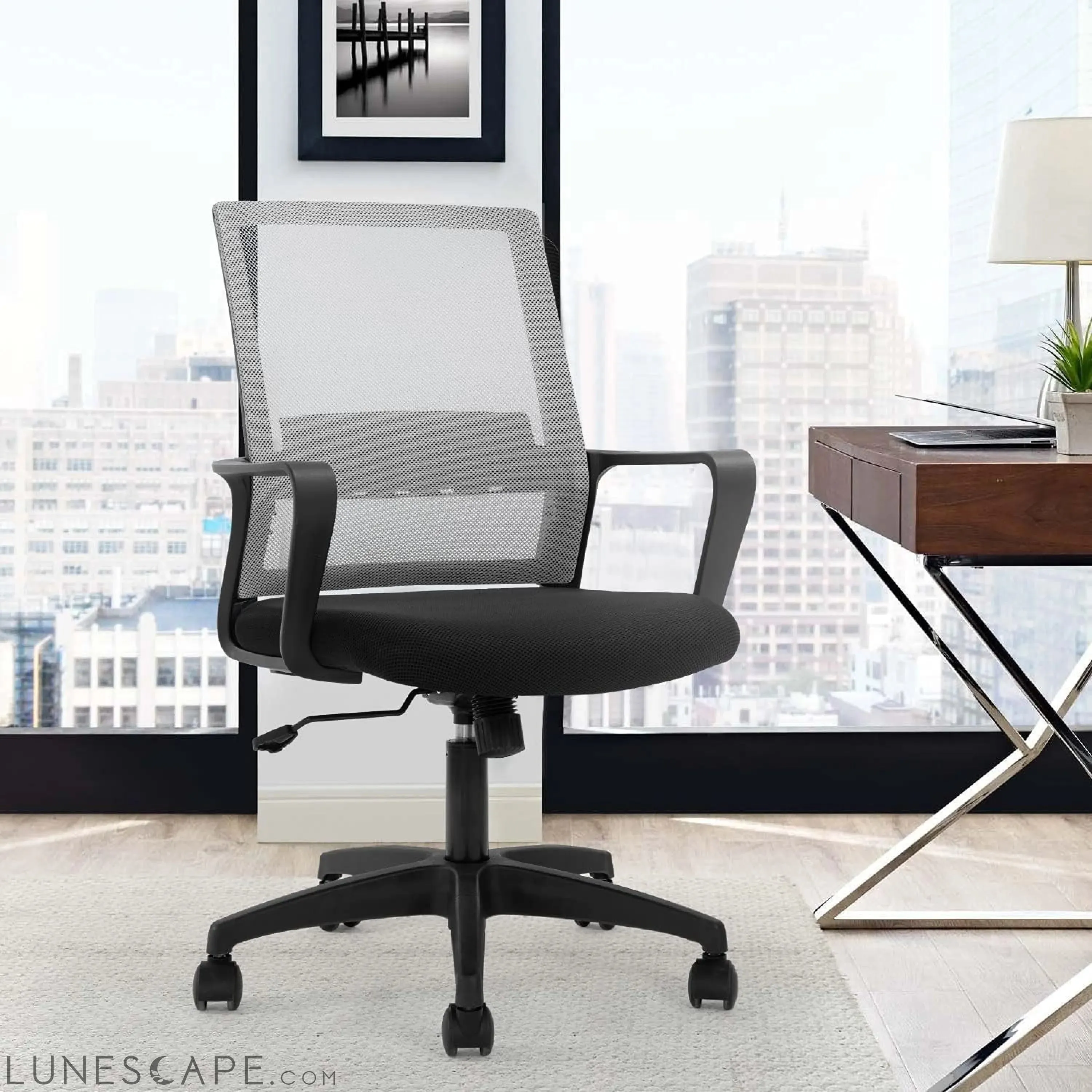 Office Chair Ergonomic Desk Task Chair Mesh Computer Chair Mid-Back
