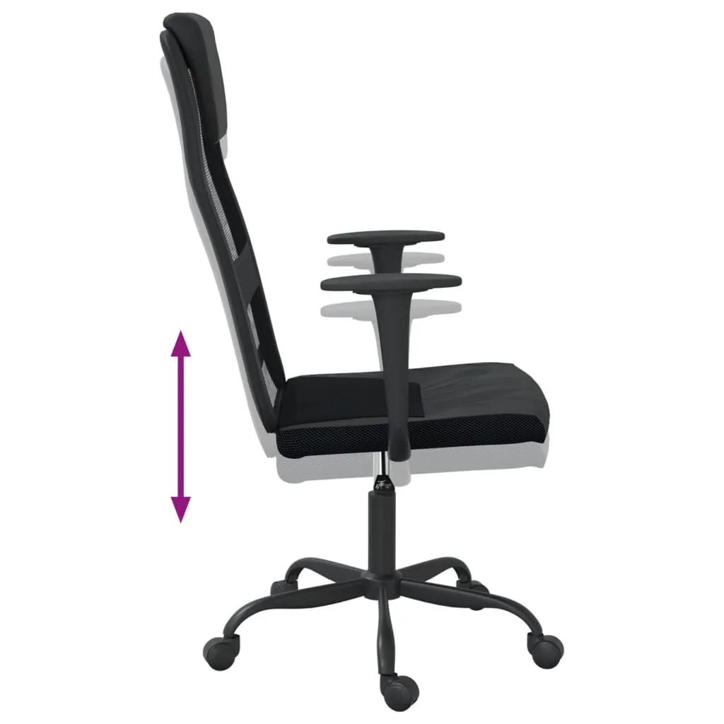 Office Chair Office Computer Desk Chair Mesh Fabric and Faux Leather