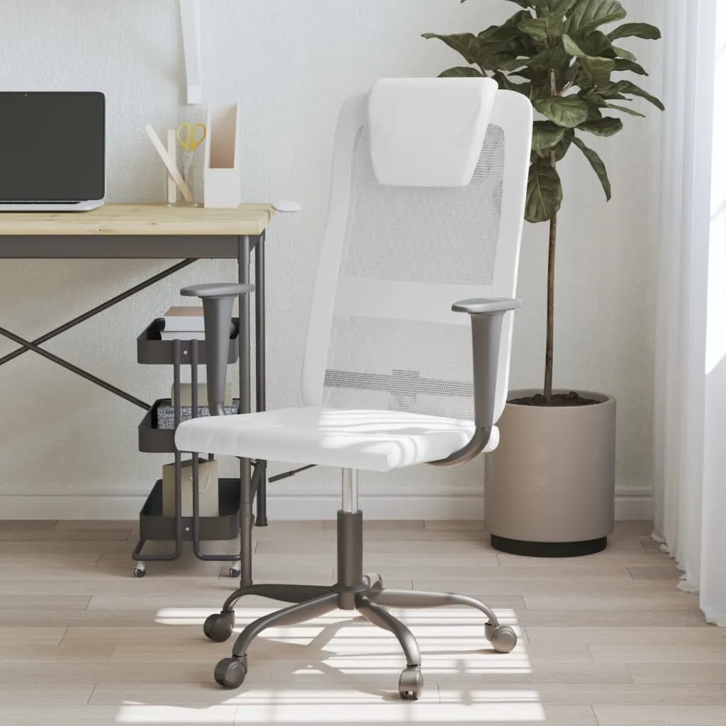 Office Chair Office Computer Desk Chair Mesh Fabric and Faux Leather