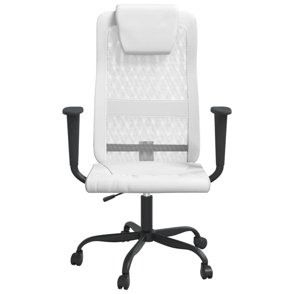 Office Chair Office Computer Desk Chair Mesh Fabric and Faux Leather