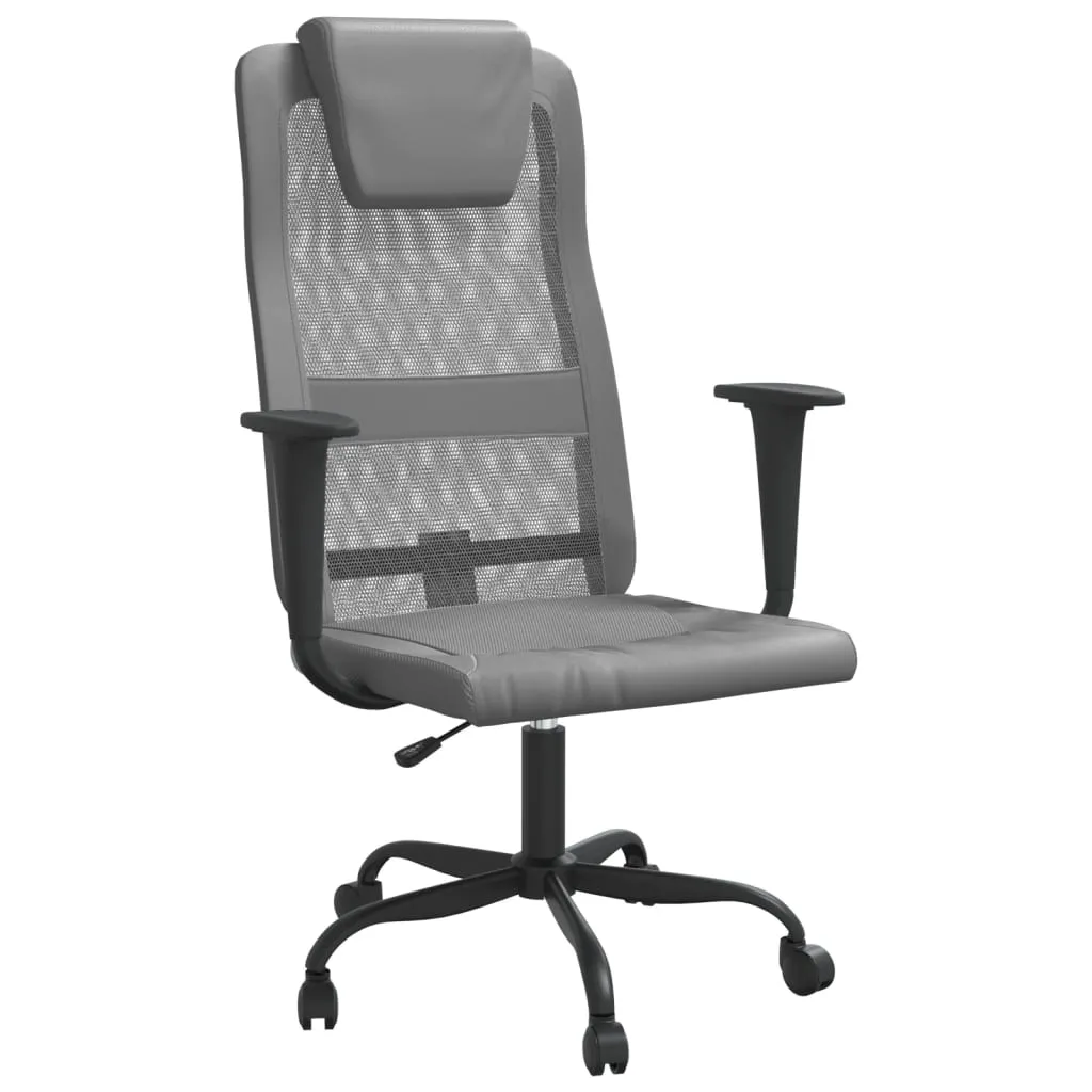 Office Chair Office Computer Desk Chair Mesh Fabric and Faux Leather