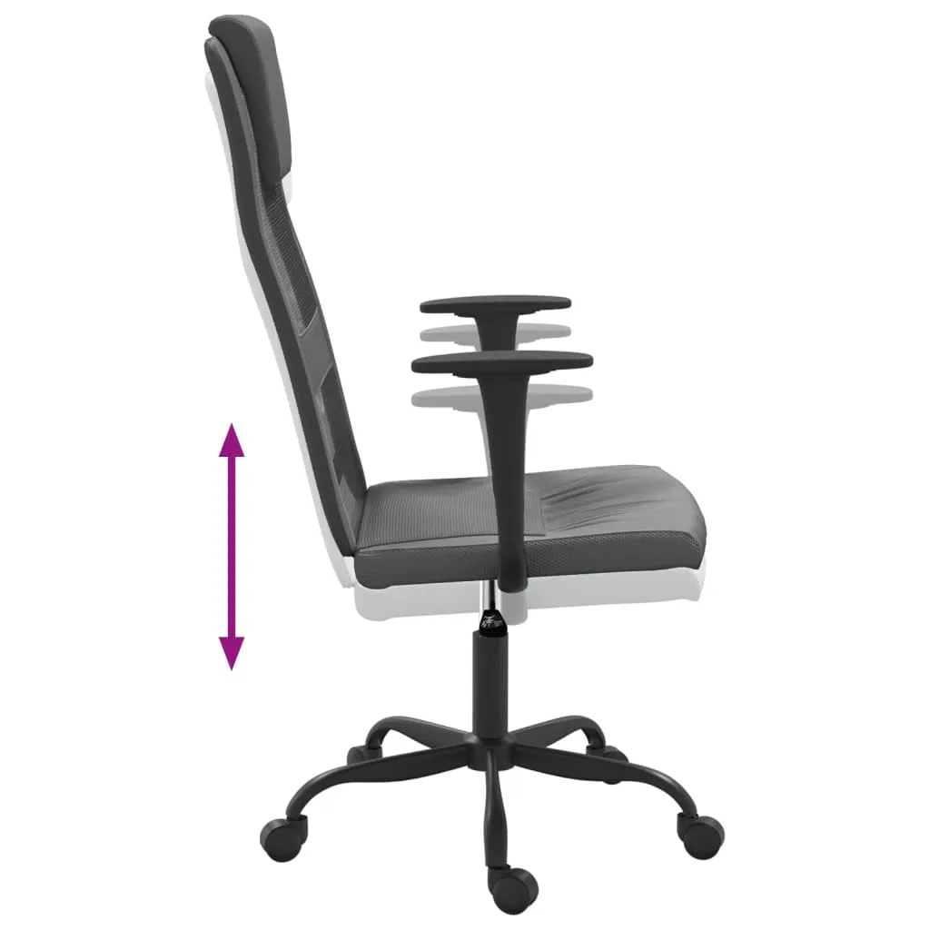 Office Chair Office Computer Desk Chair Mesh Fabric and Faux Leather