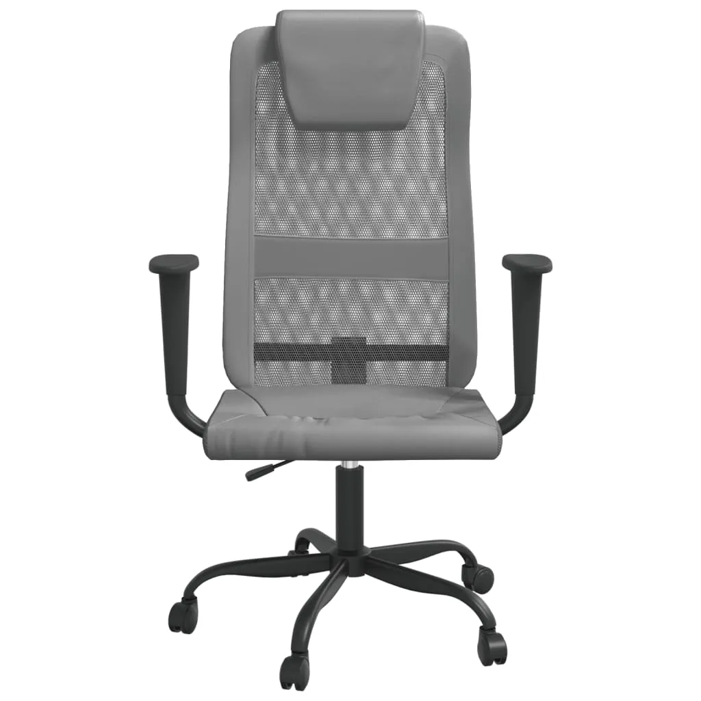 Office Chair Office Computer Desk Chair Mesh Fabric and Faux Leather