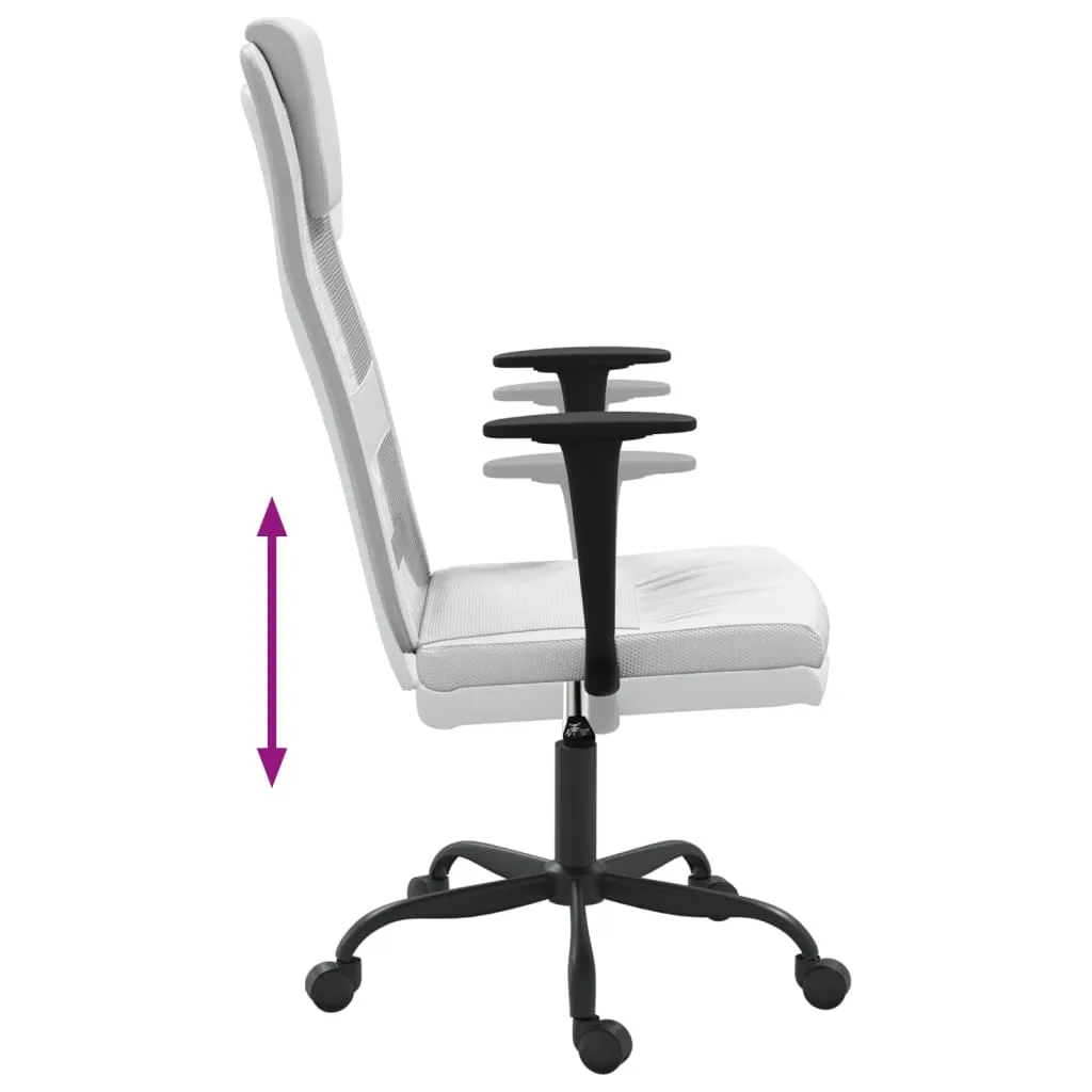Office Chair Office Computer Desk Chair Mesh Fabric and Faux Leather
