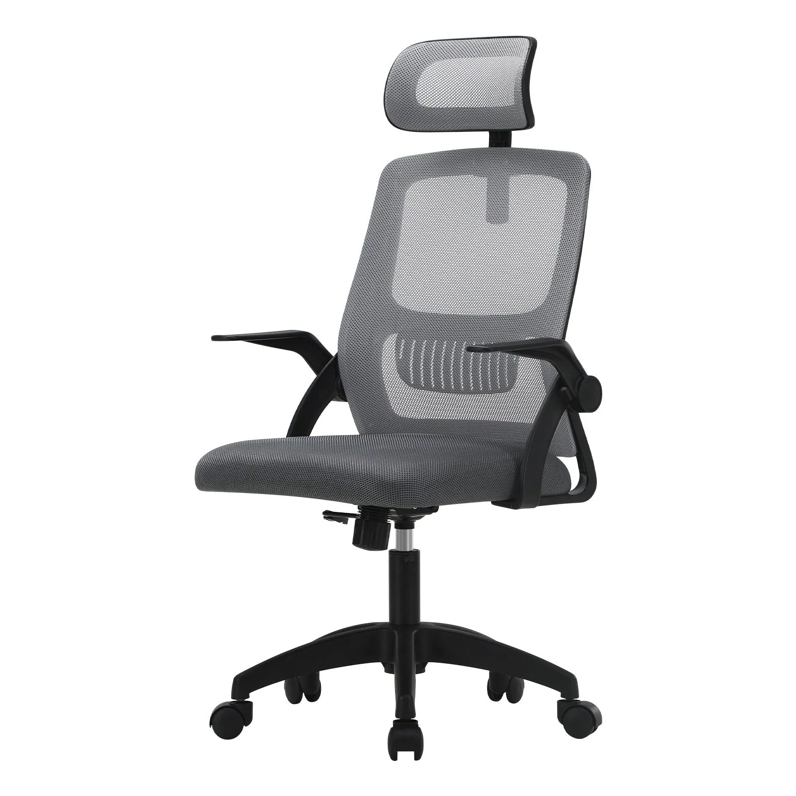Oikiture Mesh Office Chair Executive Fabric Gaming Work Study Seat Computer