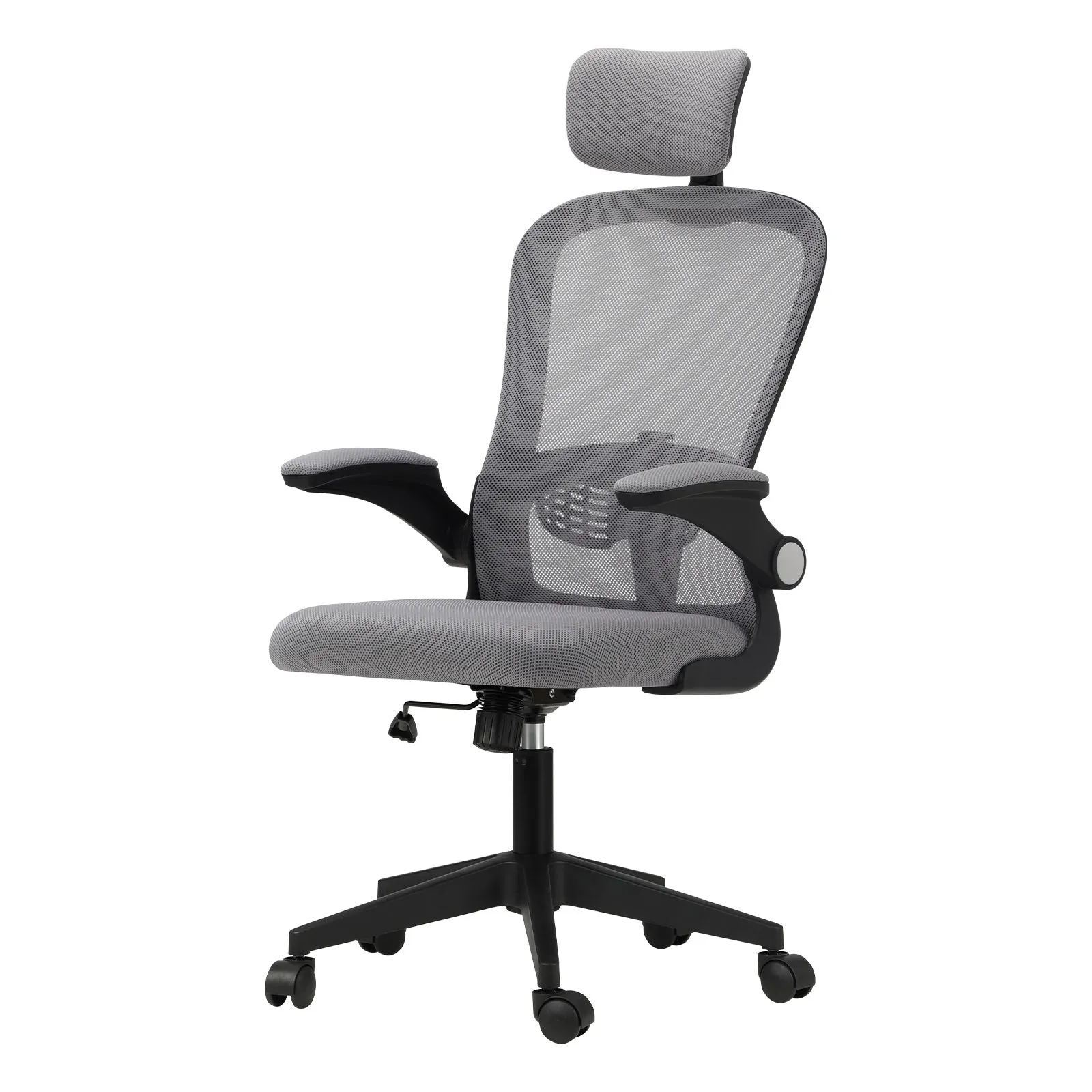 Oikiture Mesh Office Chair Executive Fabric Gaming Work Study Seat Computer