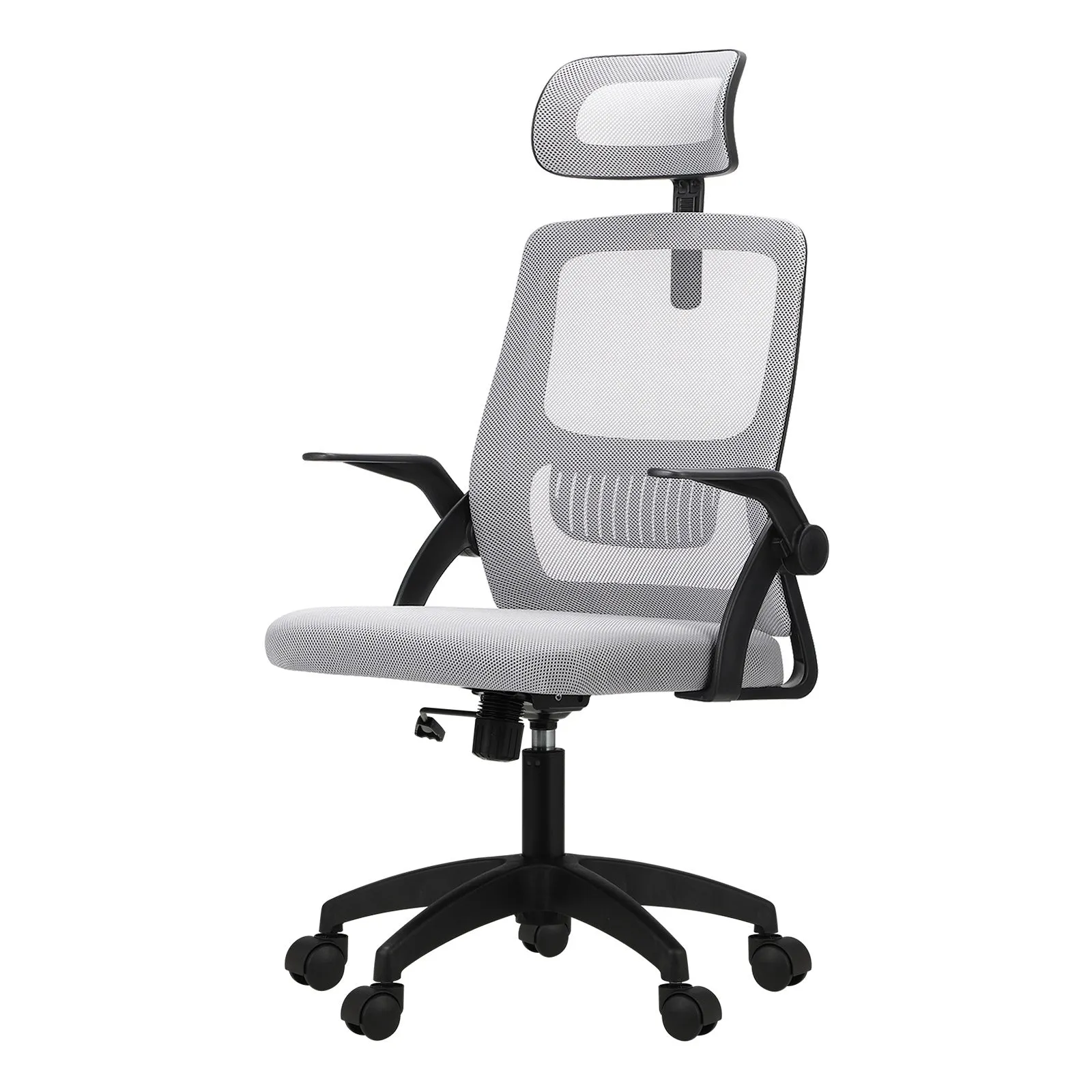 Oikiture Mesh Office Chair Executive Fabric Gaming Work Study Seat Computer