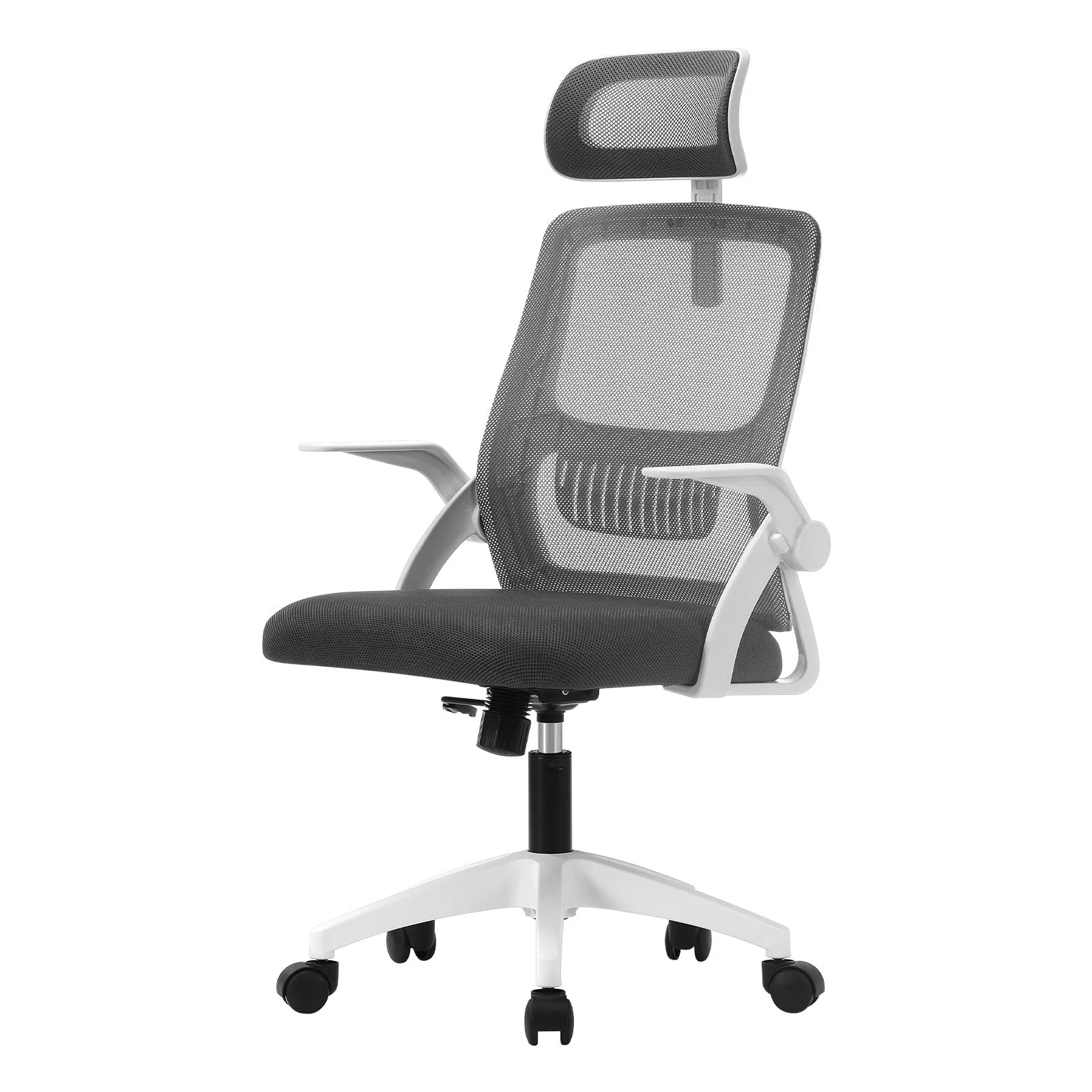 Oikiture Mesh Office Chair Executive Fabric Gaming Work Study Seat Computer