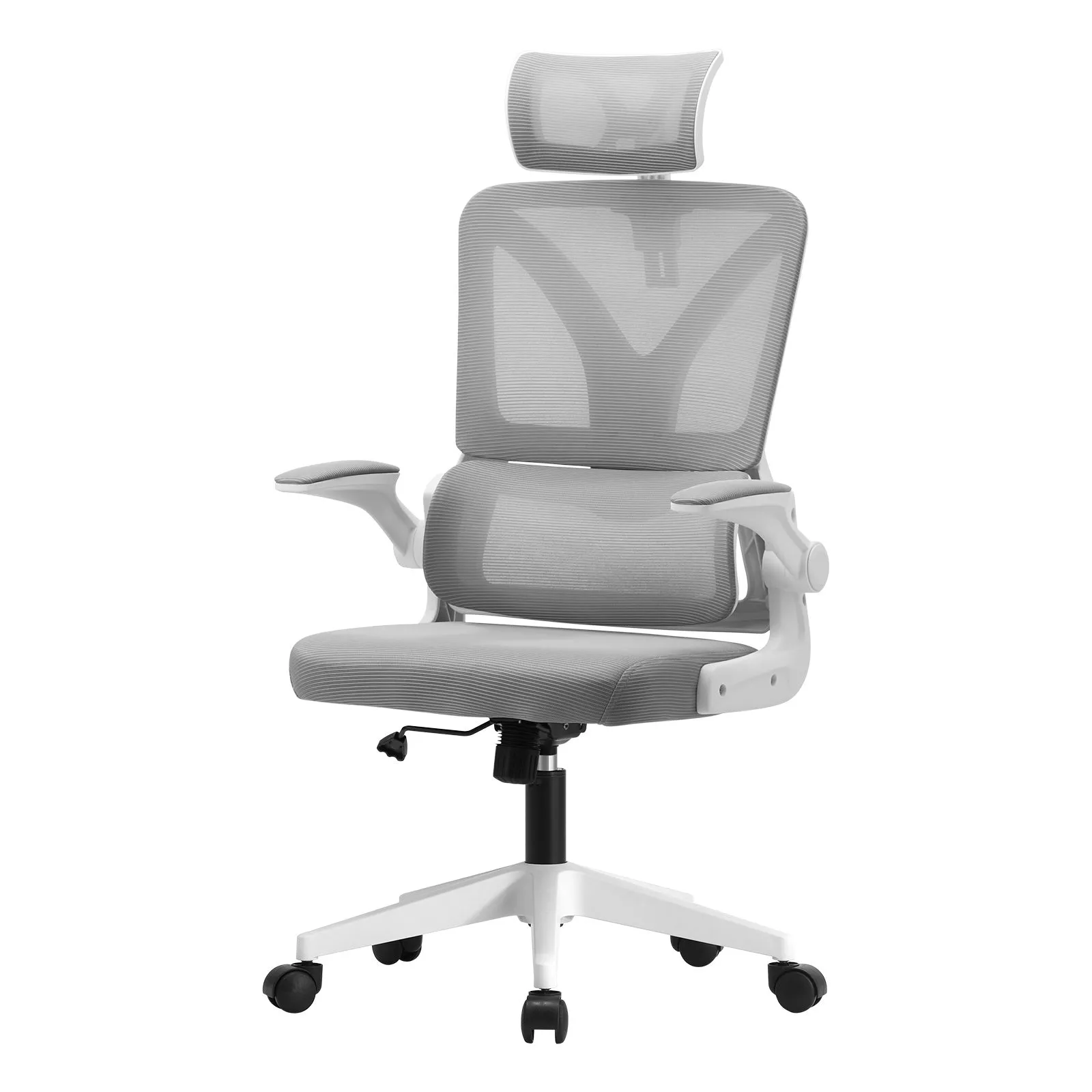 Oikiture Mesh Office Chair Executive Fabric Gaming Work Study Seat Computer