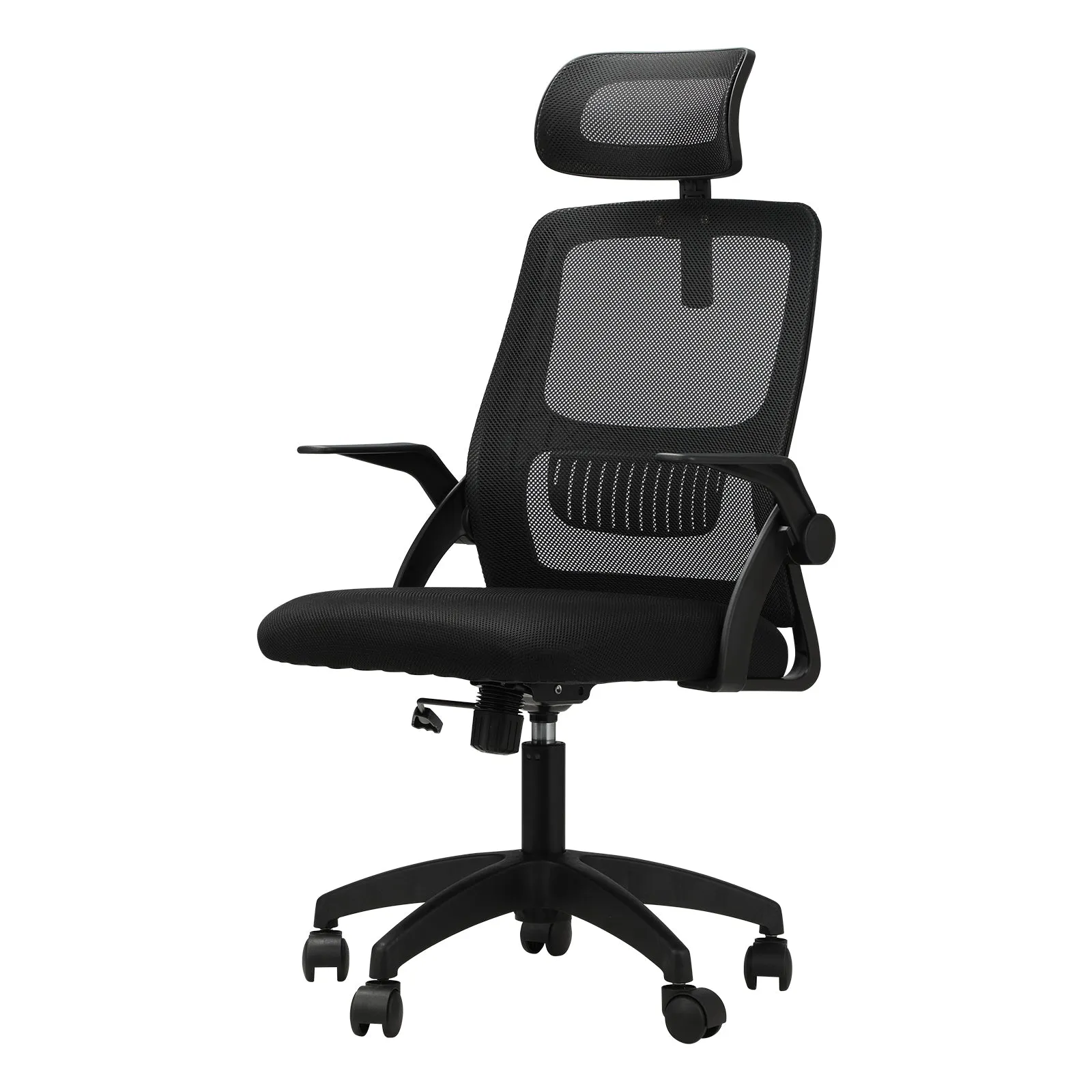Oikiture Mesh Office Chair Executive Fabric Gaming Work Study Seat Computer