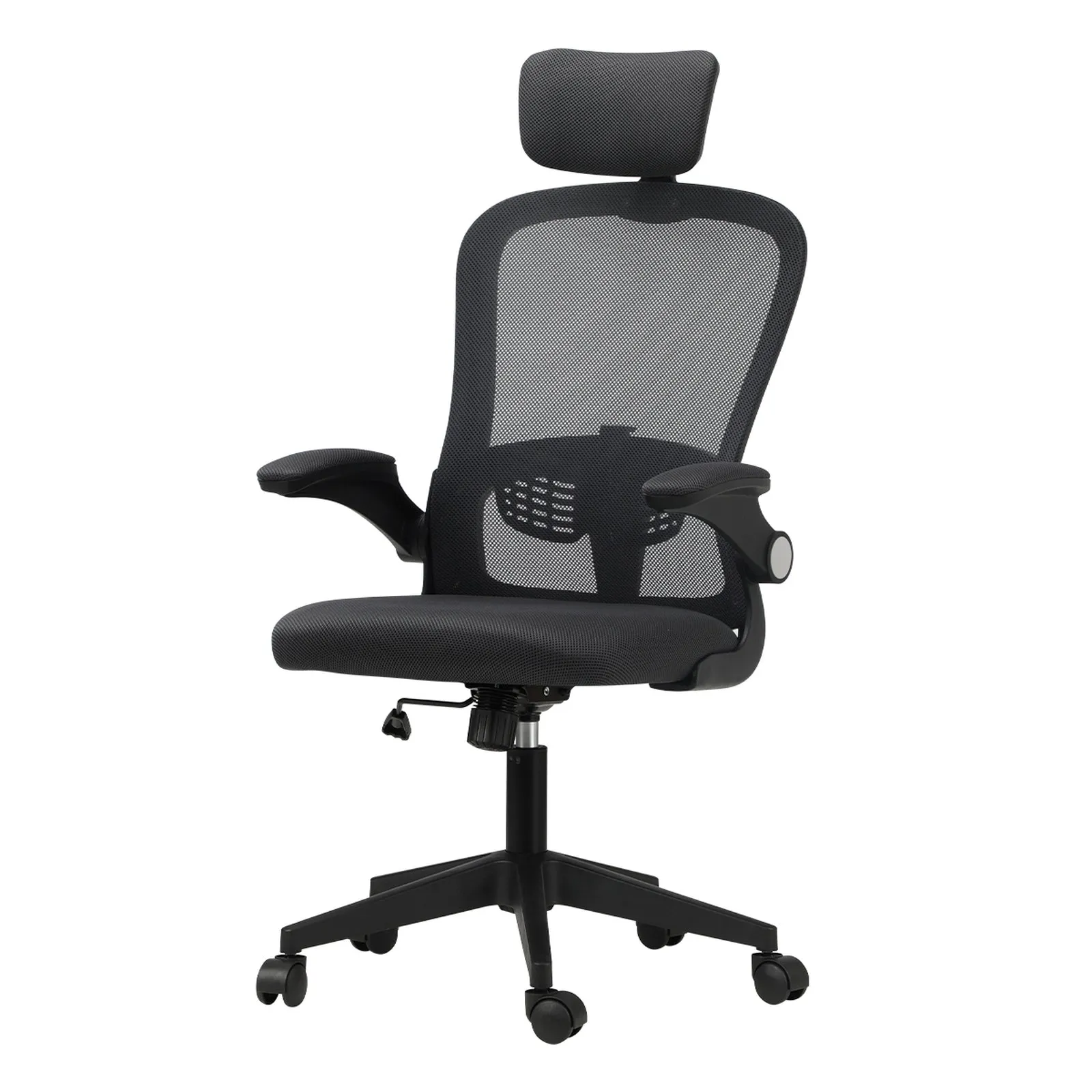 Oikiture Mesh Office Chair Executive Fabric Gaming Work Study Seat Computer