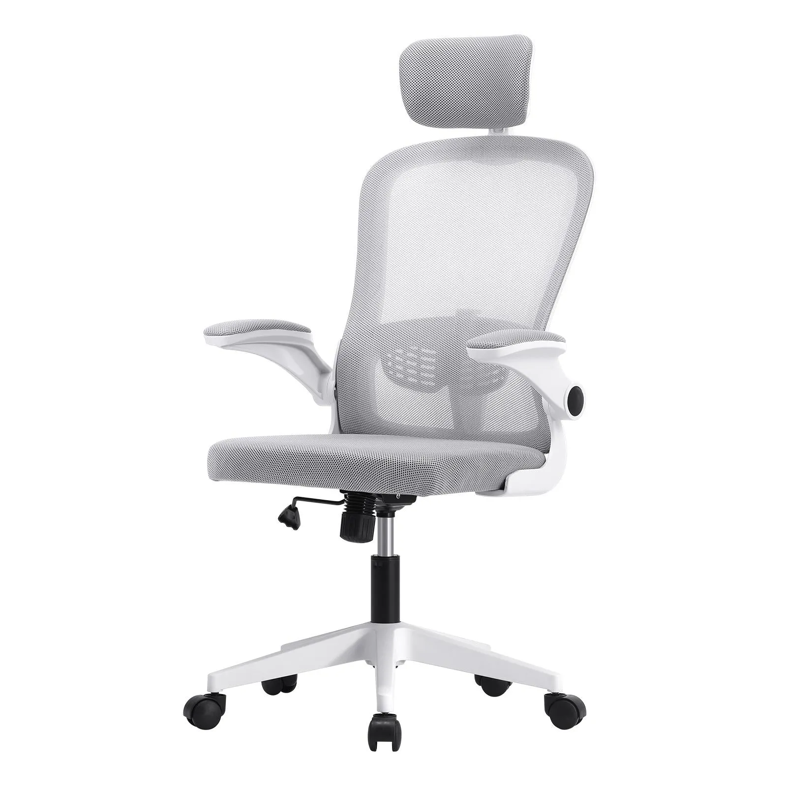 Oikiture Mesh Office Chair Executive Fabric Gaming Work Study Seat Computer