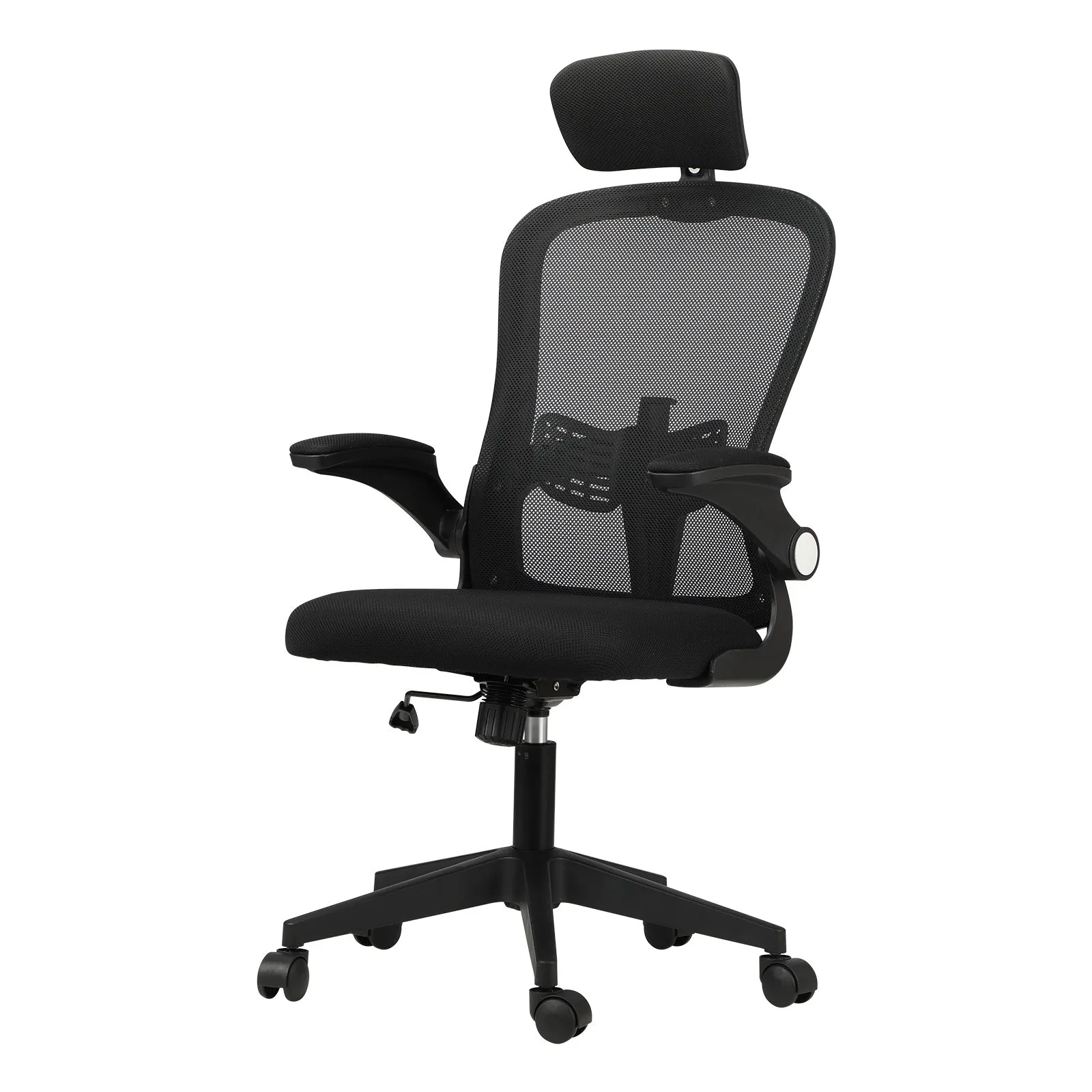 Oikiture Mesh Office Chair Executive Fabric Gaming Work Study Seat Computer