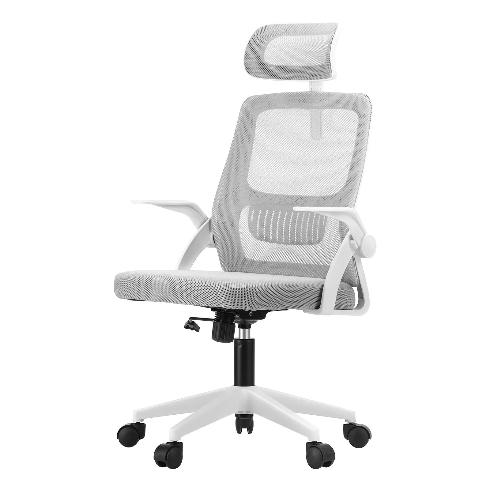 Oikiture Mesh Office Chair Executive Fabric Gaming Work Study Seat Computer