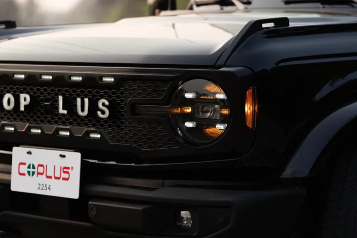 OLM Infinite Series Headlights (White DRL) - 2021  Ford Bronco