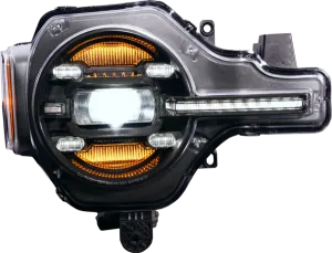 OLM Infinite Series Headlights (White DRL) - 2021  Ford Bronco