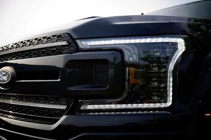 OLM Infinite Series Headlights (White DRL) (Gen 2) - 2018-2020 Ford F150
