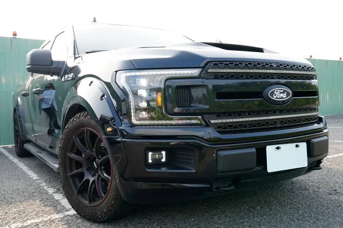 OLM Infinite Series Headlights (White DRL) (Gen 2) - 2018-2020 Ford F150