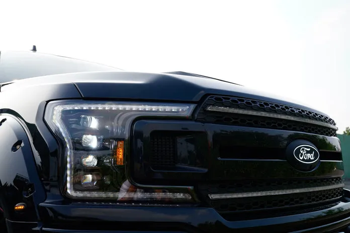 OLM Infinite Series Headlights (White DRL) (Gen 2) - 2018-2020 Ford F150
