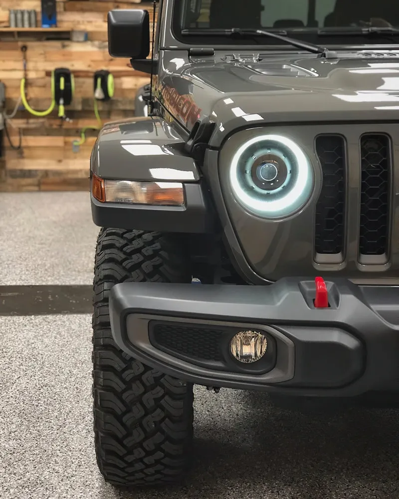 Oracle Jeep JL/Gladiator JT Oculus Switchback Bi-LED Projector Headlights - Amber/White Switchback