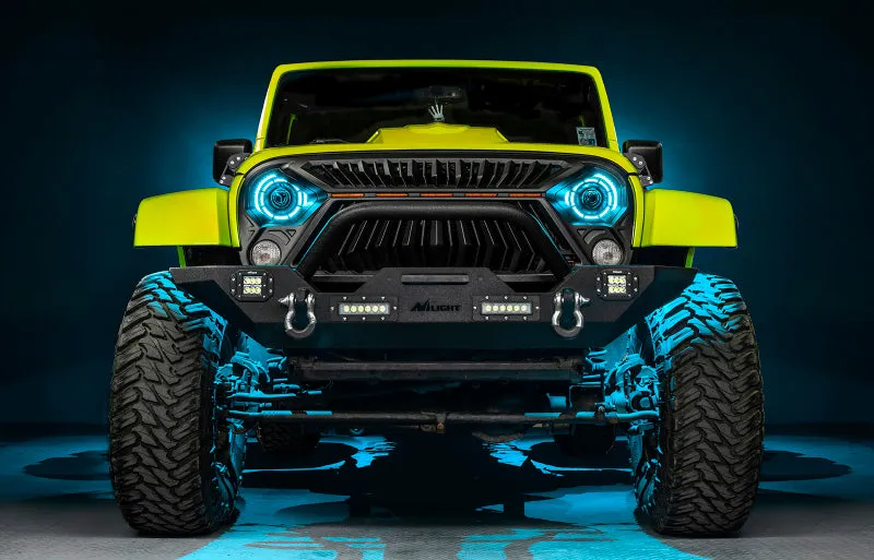 ORACLE Lighting 0718 Jeep Wrangler JK Oculus 7in ColorSHIFT BiLED Projector Headlights